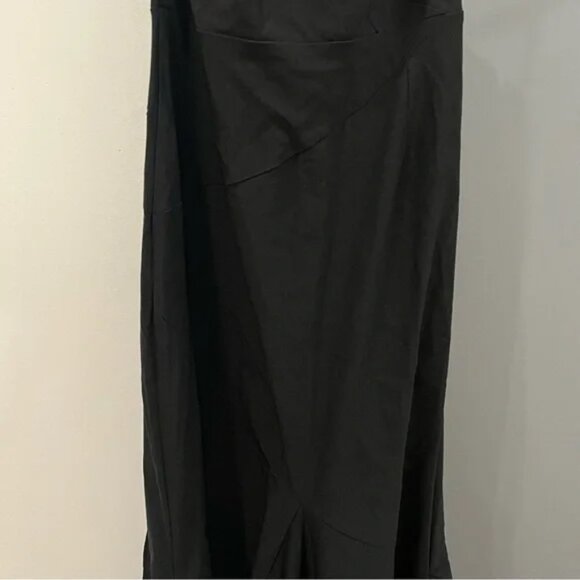 NWT Michael Costello Maxi Dress Gown Persephone One Shoulder size L - Picture 10 of 11